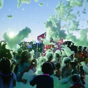 glow in the dark foam party event in Dallas area